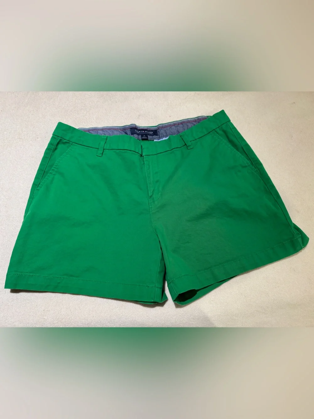 Tommy Hilfiger Bright Green Casual Women’s Shorts - Picture 2 of 4